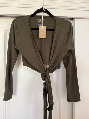 Indigo Luna Agni Wrap Top Forest